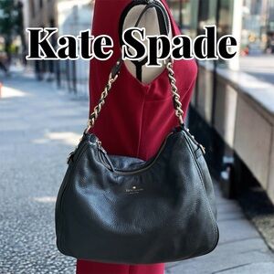 Kate Spade Black Leather Shoulder Bag